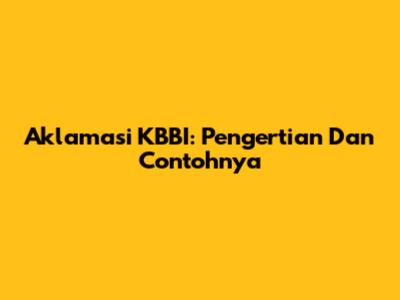 Aklamasi KBBI: Pengertian Dan Contohnya