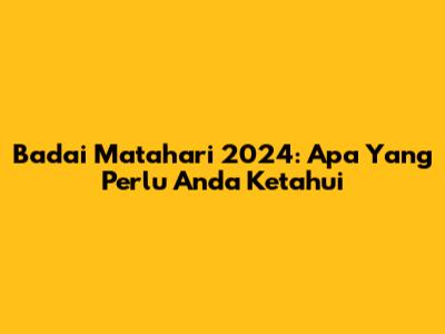 Badai Matahari 2024: Apa Yang Perlu Anda Ketahui