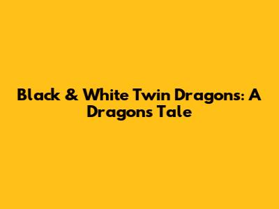 Black & White Twin Dragons: A Dragon's Tale