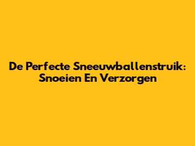 De Perfecte Sneeuwballenstruik: Snoeien En Verzorgen