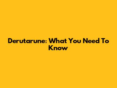 Derutarune: What You Need To Know
