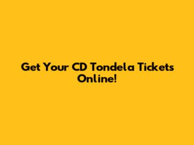 Get Your CD Tondela Tickets Online!