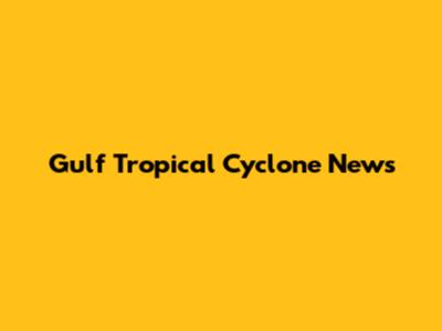 Gulf Tropical Cyclone News