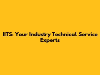 IITS: Your Industry Technical Service Experts