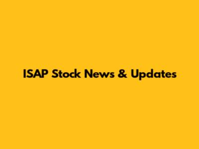ISAP Stock News & Updates