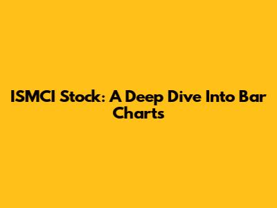 ISMCI Stock: A Deep Dive Into Bar Charts