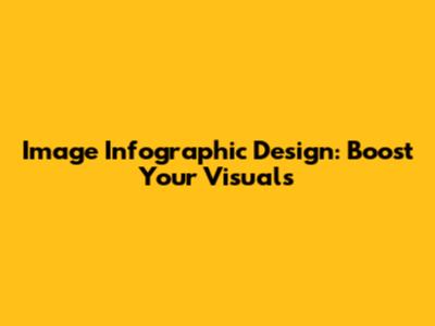 Image Infographic Design: Boost Your Visuals
