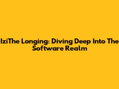 IziThe Longing: Diving Deep Into The Software Realm