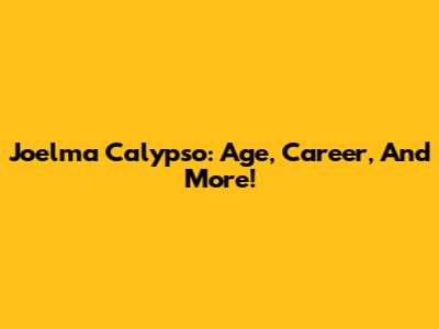 Joelma Calypso: Age, Career, And More!