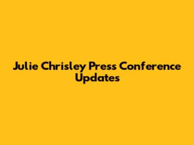 Julie Chrisley Press Conference Updates