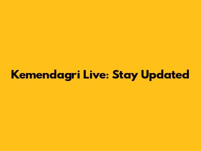 Kemendagri Live: Stay Updated