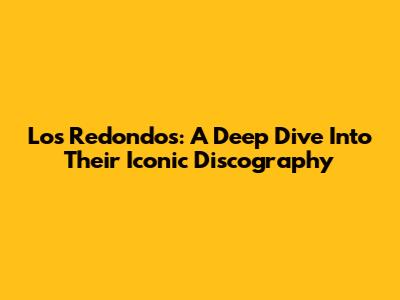 Los Redondos: A Deep Dive Into Their Iconic Discography