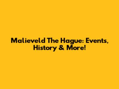 Malieveld The Hague: Events, History & More!