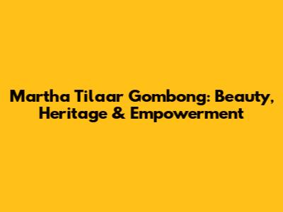 Martha Tilaar Gombong: Beauty, Heritage & Empowerment