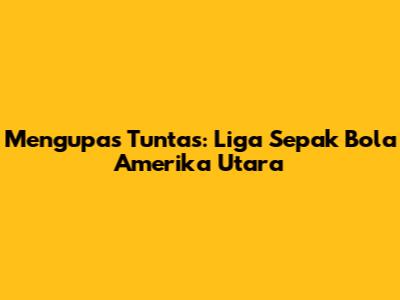 Mengupas Tuntas: Liga Sepak Bola Amerika Utara