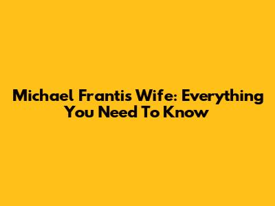Michael Franti's Wife: Everything You Need To Know