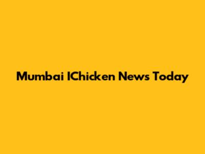 Mumbai IChicken News Today
