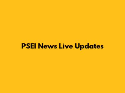 PSEI News Live Updates