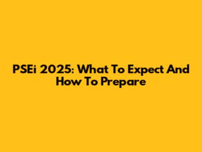 PSEi 2025: What To Expect And How To Prepare