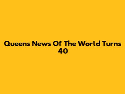 Queen's 'News Of The World' Turns 40