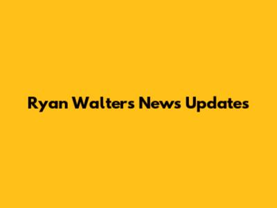 Ryan Walters News Updates