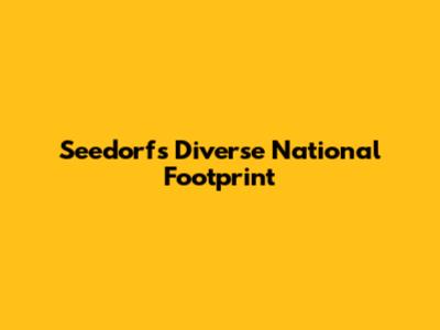Seedorf's Diverse National Footprint