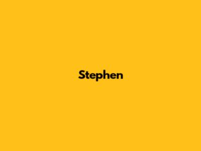 Stephen 