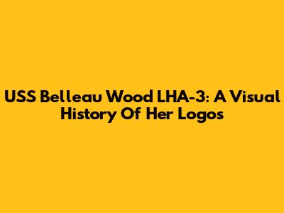 USS Belleau Wood LHA-3: A Visual History Of Her Logos