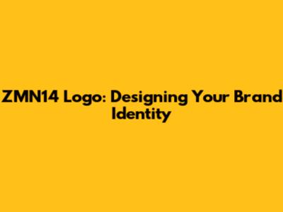 ZMN14 Logo: Designing Your Brand Identity